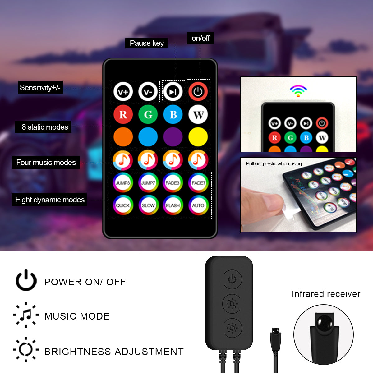 Vibelight™ RGB Car Ambient Lights