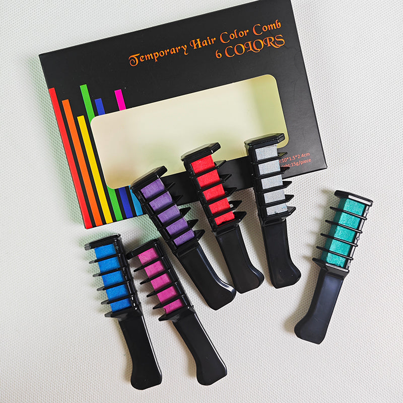New Design Hair Mascara Temporary Hair Color Chalk Mini Hair Dye With Comb